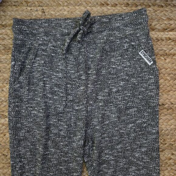 Gymshark Skinny Sweatpants Women’s Small Heathered Marl Gray High‎ Rise Pockets - Picture 2 of 5